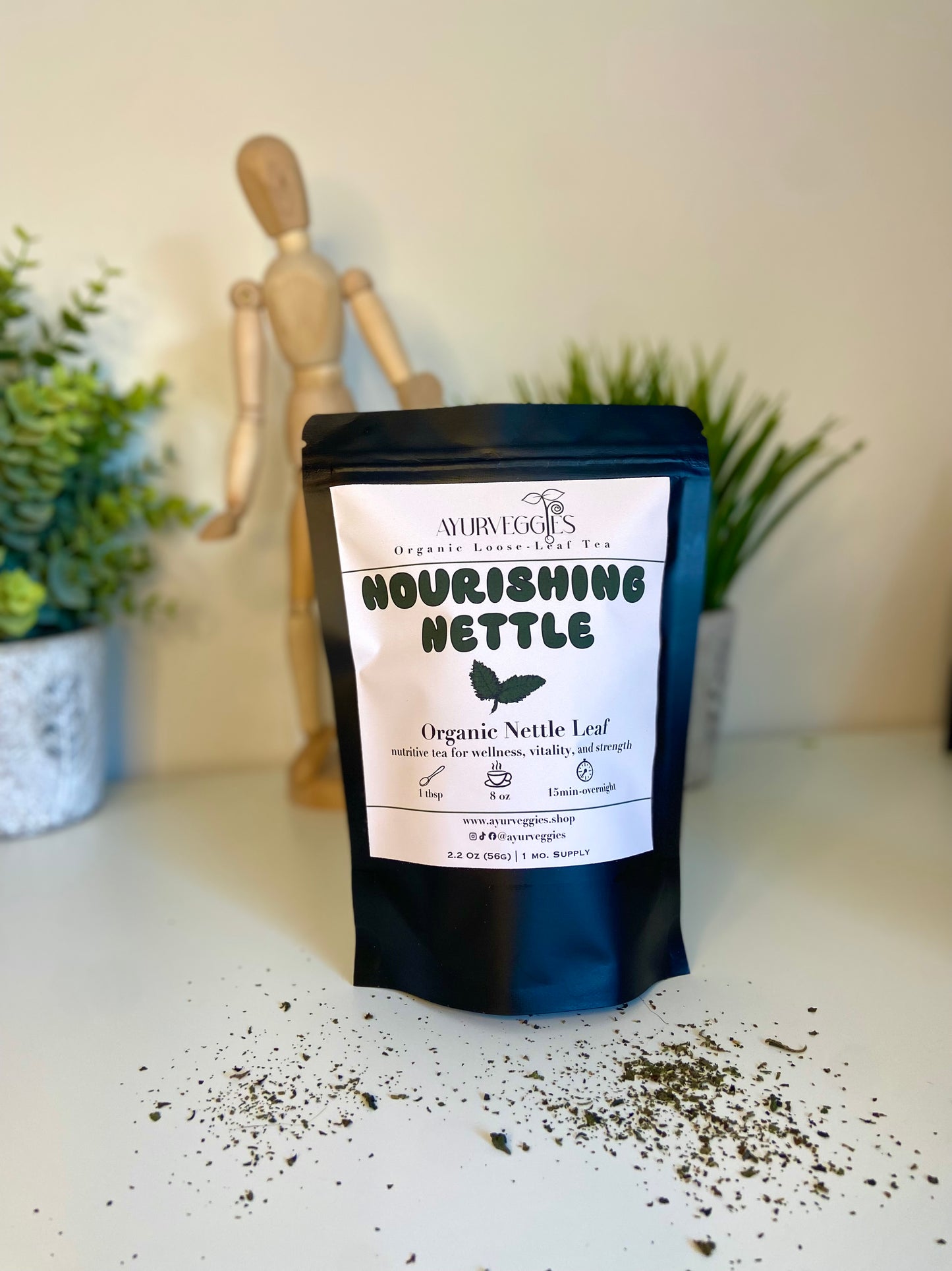 Nourishing Nettle Tea | 1 mo. Supply