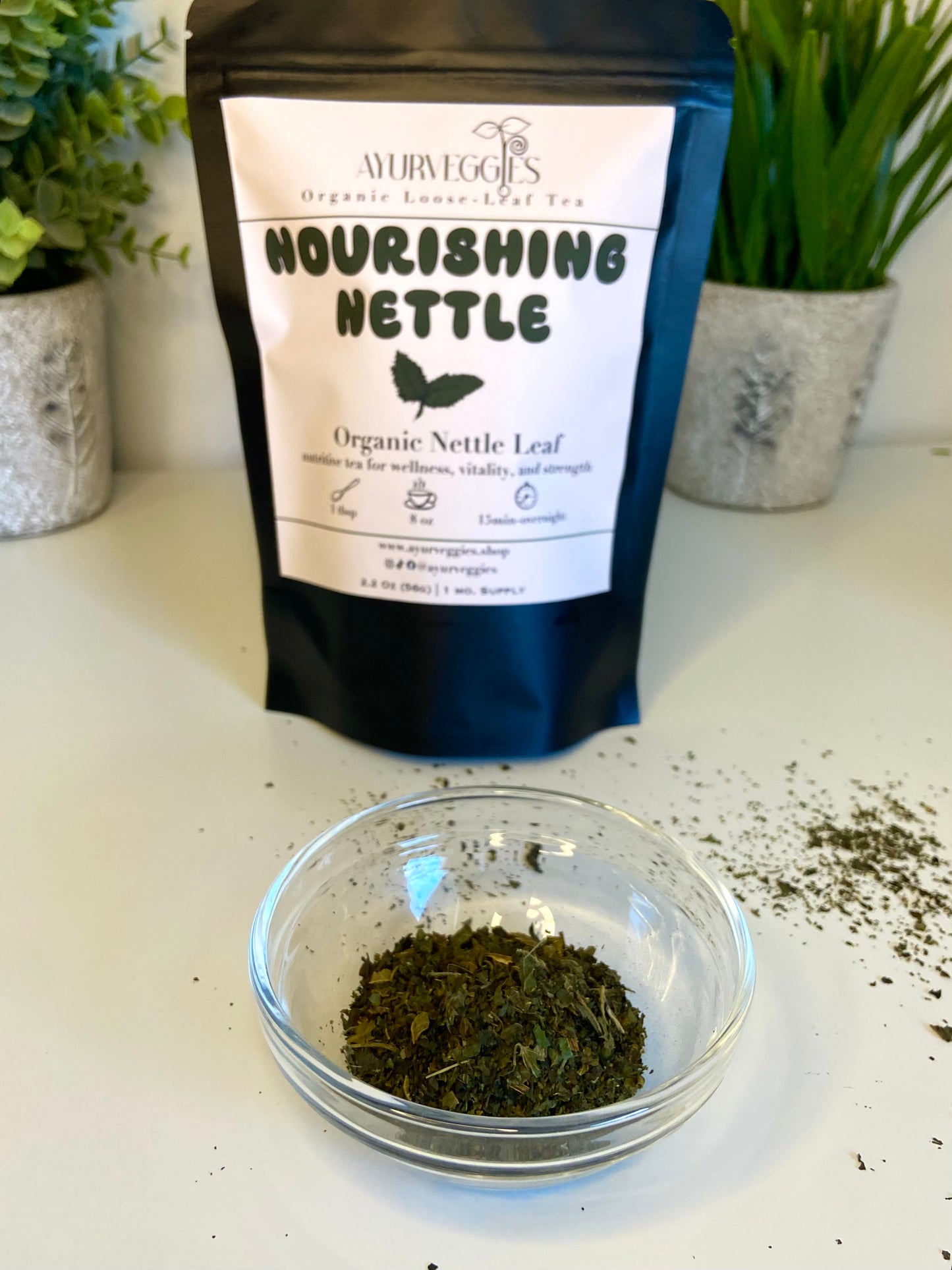 Nourishing Nettle Tea | 1 mo. Supply